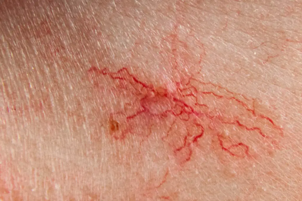 broken capillaries